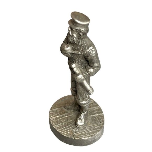 Hudson Fine Pewter Fishing Sea Captain Ahab Miniature Nautical Figurine Vintage - Picture 16 of 16